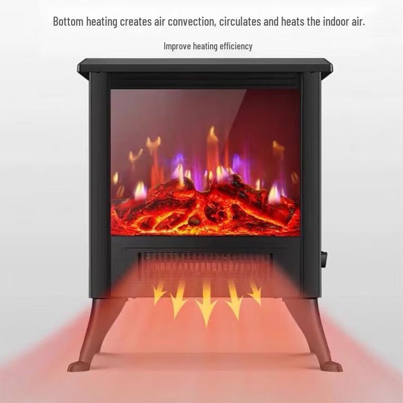 Dekasen 3D Flame Fireplace Heater