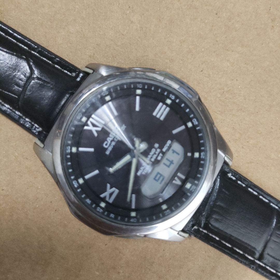 

[USED] CASIO Radio Wave Solar Analog-Digital Wristwatch