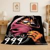 Couverture Flottante Douce et Chaude Rapper Star Légende Juice WRLD 999 Rétro pour Chambre à Coucher Salon Lit Voyage Camping