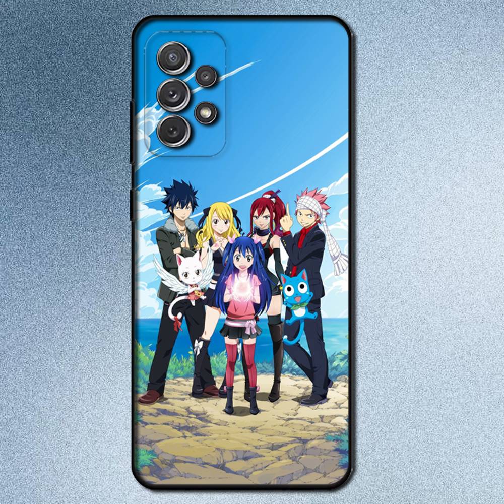 Anime Fairy Tail Comics Phone Case For Samsung S25,S24,S21,S22,S23,S30,Ultra,S20,Plus,Fe,Lite,Note,10,9,5G Black Cover