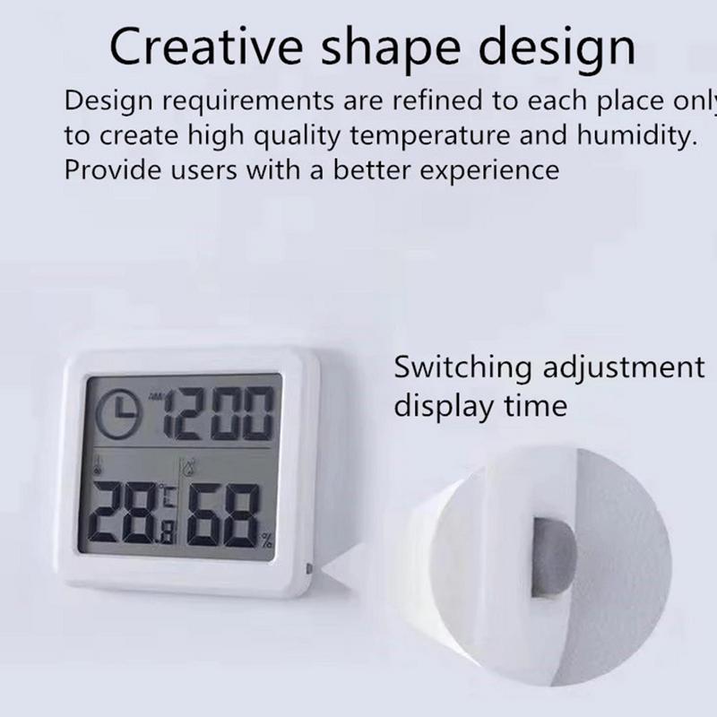 2022 LCD digitální teploměr vlhkoměr Vnitřní pokoj Elektronický měřič teploty vlhkosti Senzor Meteorologická stanice pro domácnost
