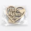 Sign Ornament Love Heart Hollow Out Wooden Slice Best Mum Happy Mothers Day Gift Wood DIY Crafts