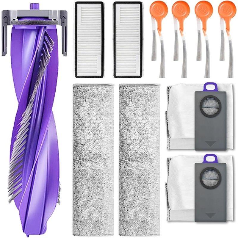 A71G-Replacement Parts Kit For NARWAL Flow 1 Robot Vacuum Cleaner Includes Main Brush, Mop Cloth, HEPA Filter Accessory