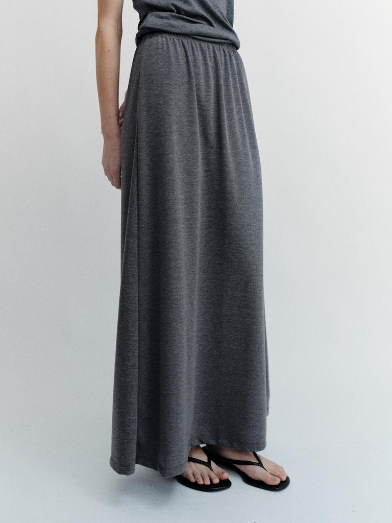 Tollo Maxi Banding Skirt (Charcoal)