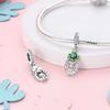 Charms Plata Four-Leaf Clover Horseshoe Cat Pendants Fit Original Bracelets Charms For Women Jewelry Diy Making Gifts