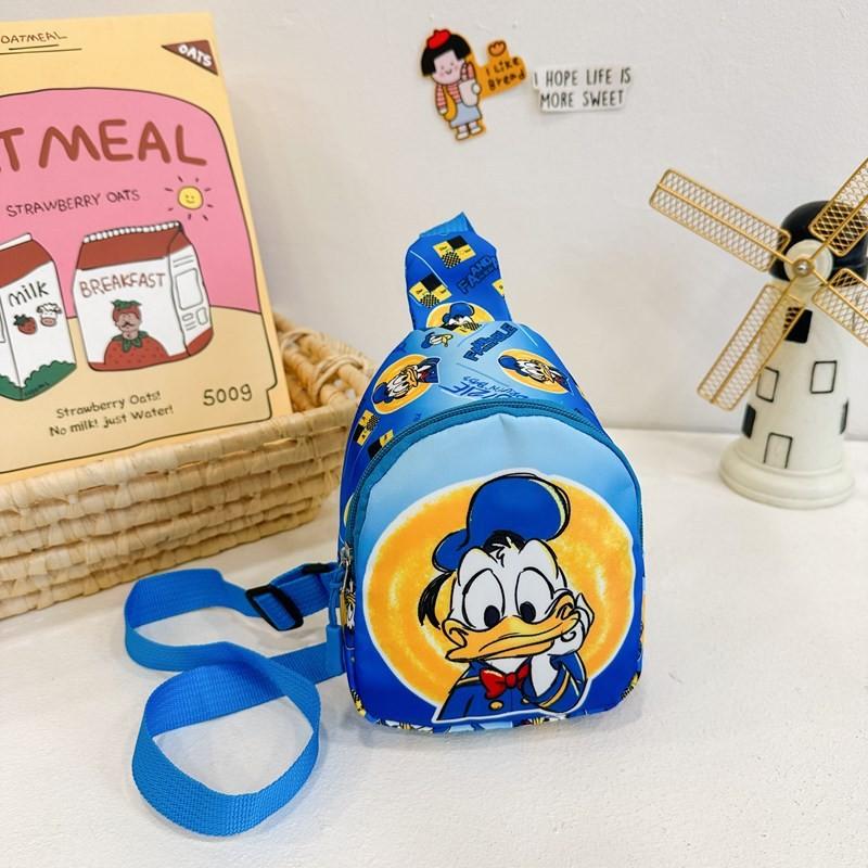 Mickey Donald Duck Cartoon Kids Coin Purse With Polyester Interior For Daily Use