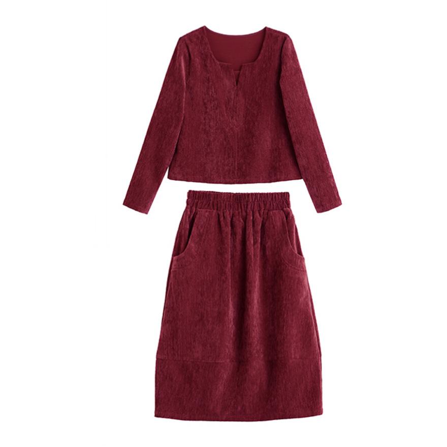 Fashion Suit Skirt Women's Spring New Design Sense Casual Temperament Age-reducing Two-piece Dress