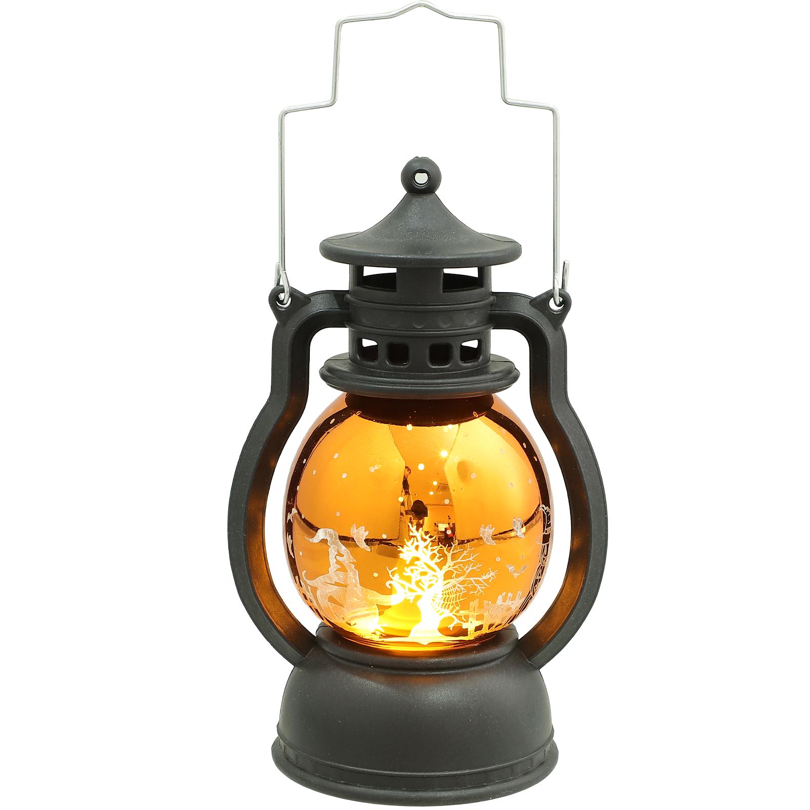 Halloween Pumpkin Lantern Light Operated Table Centerpiece Mysterious Decoration Halloween House Decor other