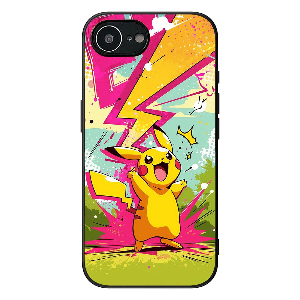 P-Pokemons Charmander P-Pikachus Mewtwo Cover for Apple iPhone 17 16 11 Pro XS Max XR 6 7 8 Plus 16E SE 2020 Air 5 SE2 Case