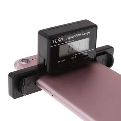 VIDOO Tl90 Digital Pitch Gauge LCD Backlight Display Blades Angle Measurement Tool