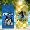 Cartoon P-Pingu lustiges Meme Handtuch Schnell trocknend Strandhandtücher Sind Geeignet Für Schwimmbäder Camping Yoga Und Das Fitnessstudio