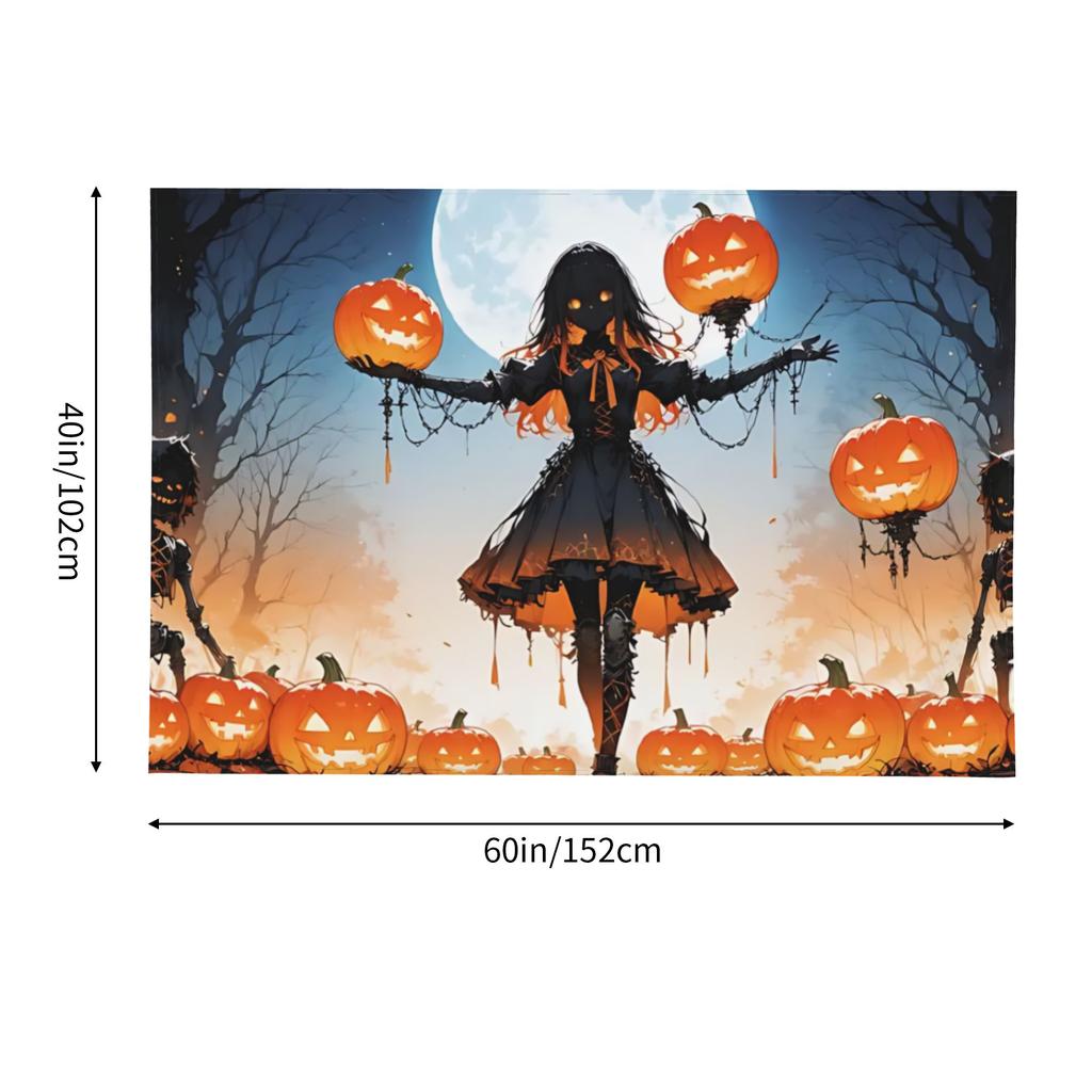 Halloween Theme Anime Tapestry Bedroom Decoration Wall Hanging Blanket Tapestry Cool Stuff For Room