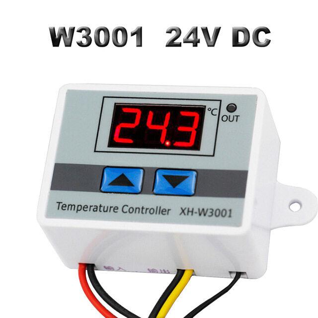 

W3001 W3002 Микрокомпьютерный контроллер температуры DC12V 24V AC110 AC200V Цифровой термостат Термореле Управление нагревом и охлаждением