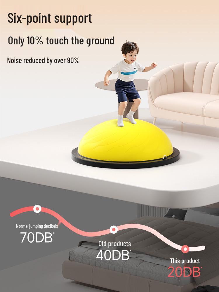 New High Rebound Explosion-Proof Bounce Ball for Indoor Sensory Training, PVC Enlarged, Ideal for Primary School Use