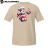 Cute Snowman Chef T-Shirt Mens Womens Tees Top – Christmas Baking Cookies Holiday Design