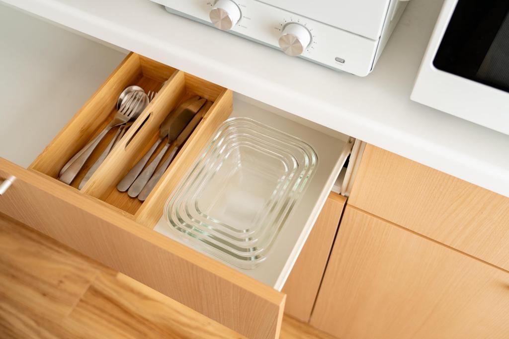 Asvel Glass Storage 1500ml Removable Suitable for Meal Microwave Rectangular LGS Glass Storage Container Assortment Set Heat-Resistant Containers,