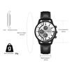 Quartz Watches For Men Leather Strap Wristwatches Top Luxury Brand Man Watch Business Men's Clock Gift Reloj Hombres