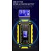 6A 12V Car Battery Charger Pulse Repair LCD Display Smart Fast Charge AGM Deep Cycle GEL Lead-Acid Charger for Auto Motorcycle