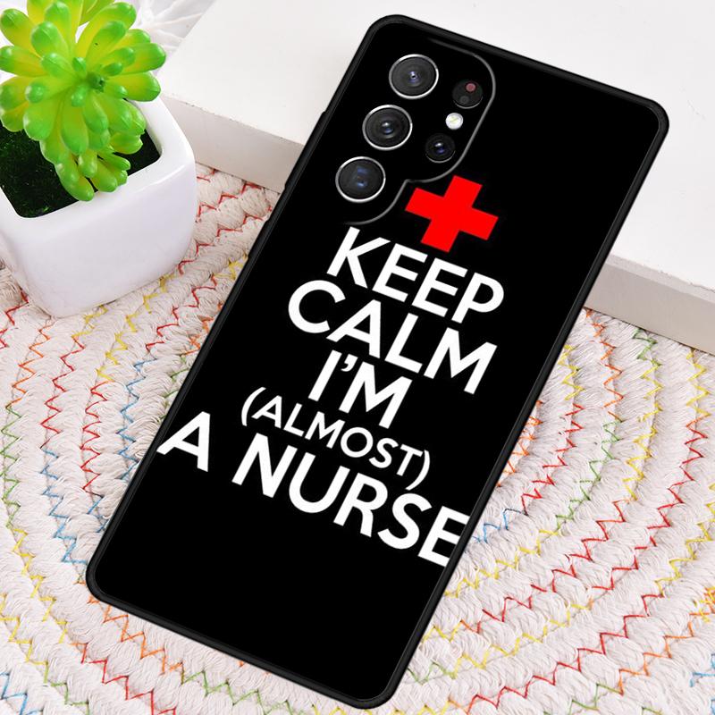 Medicine Keep Calm I'm Nurse soft Silicone Phone Case For Samsung Galaxy note 10 pro S26 S25 S24 S23 S22 S21 Plus Ultra Cover