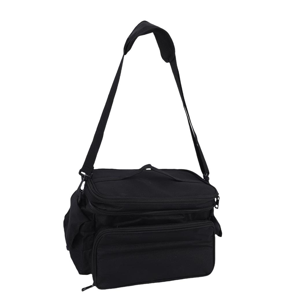 Sewing Supplies Storage Bag 2 Layers Oxford Cloth Sewing Accessories Bag with 2 Detachable Dividers for Scissors Pins Needles