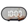 New LED Mirror Alarm Clock Simple Large Screen Digital Clock Student Wake Up Artifact Desktop Electronic Clock