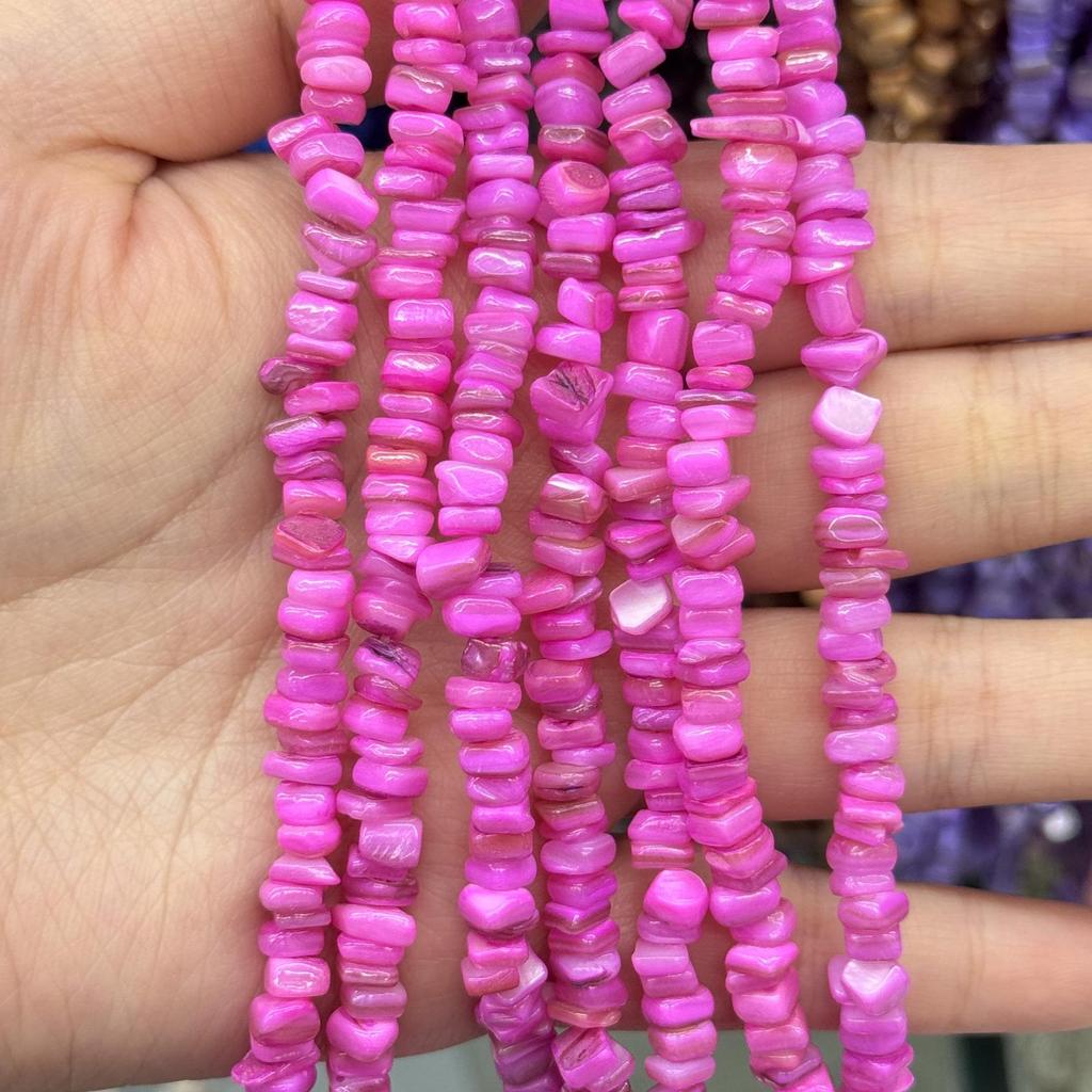 5mm Freshwater Shell Cube Beads for DIY Jewelry: String, Bracelet, Necklace Accessories