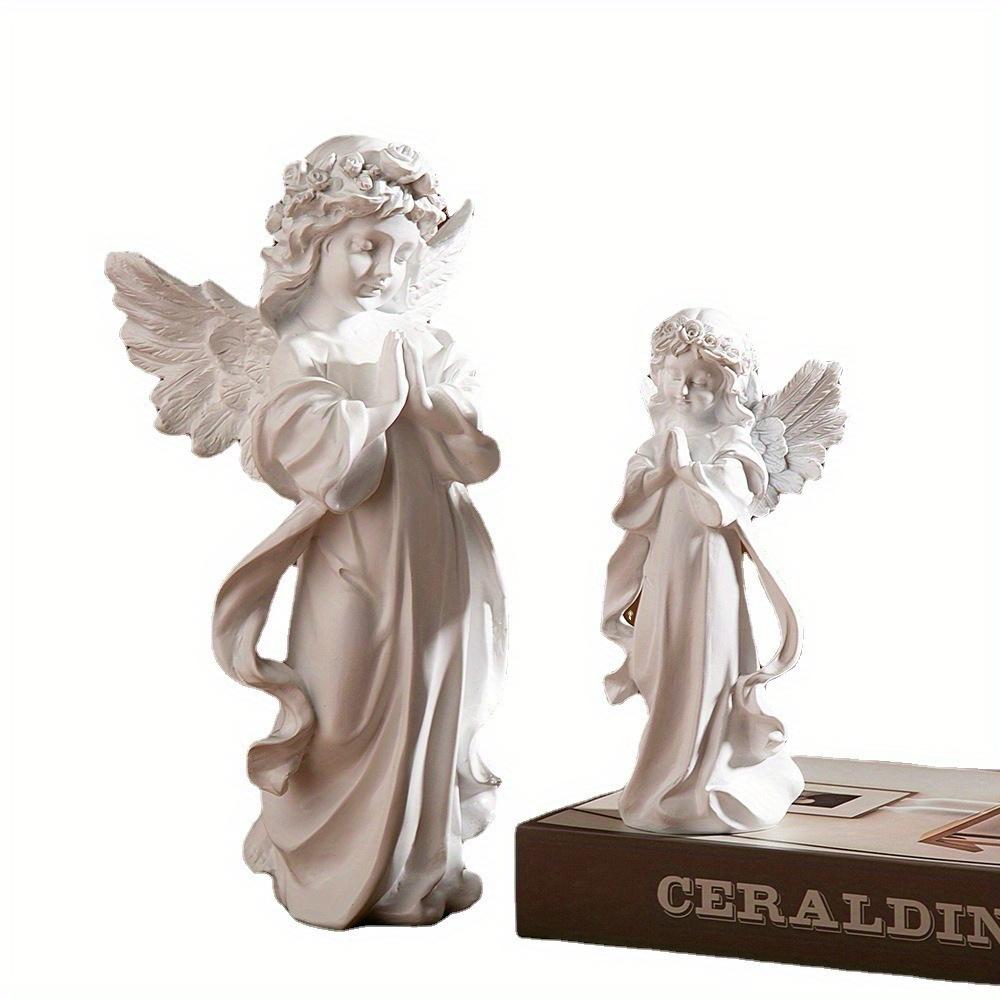 Praying Angel Statues Art Decorative Figurine Home Garden Decor Angel Collection Memorial for TV Stand, Desk, Table Bookshelf