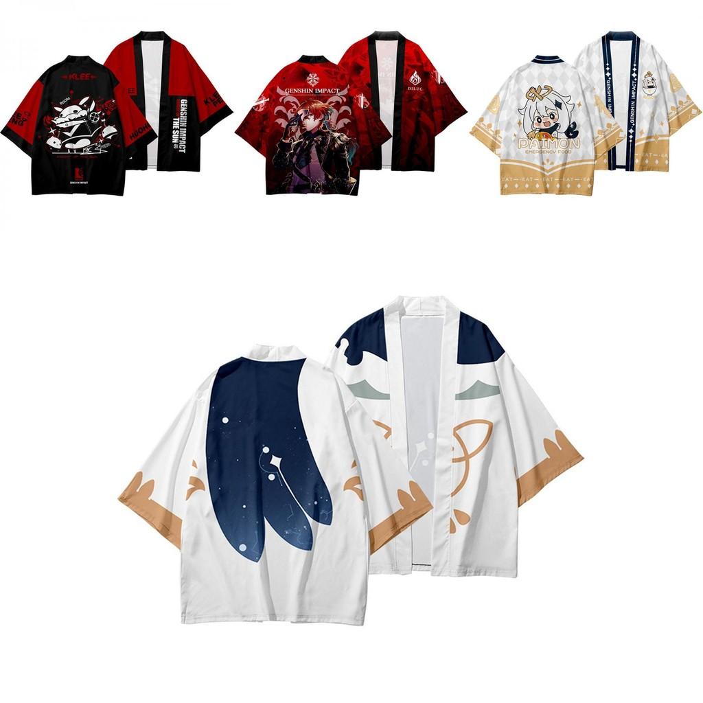 Genshin Impact Cosplay Kimono Costume For Adults With Exquisite Breathable Fabric