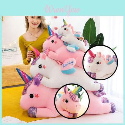 Peluche Licorne Galaxie Grande et Luxueusement Douce Oreiller de Lit Pour Enfants et Filles