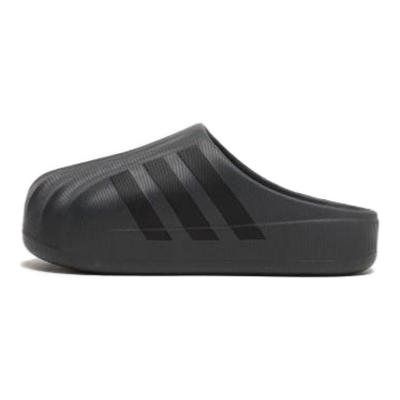 Oryginalne Adifom Superstar Mule Miękkie Wygodne Antypoślizgowe Kapcie z Zakrytymi Palcami Kapcie Unisex Czarne JP5387