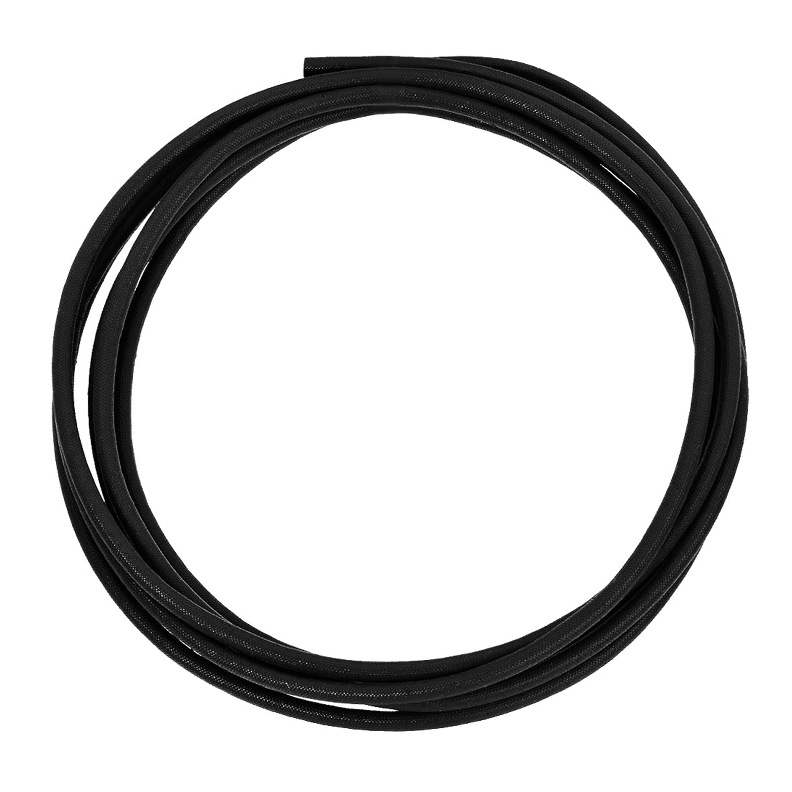 

Rebower Silicone Fiberglass Sleeve Insulated Cable Protection Tube for High Temperature Applications 3M 4mm Black чорний