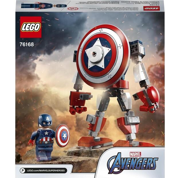 LEGO Marvel Avengers 76168 Captain America's Armored Mech