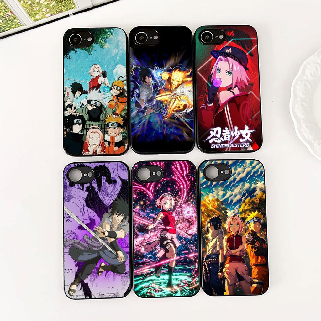 Haruno Narutos Sakura Sasuke Cover for Samsung Galaxy S25 S24 S23 FE Ultra Plus S7 Edge S25+ S24+ A56 5G + Coque Phone Case