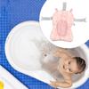 Tapis de bain pour bébé Antidérapant Doux Séchage Rapide Léger Assis et Couché Coussin de bain pour nourrisson pour nouveau-né