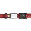 VANGARD Suitcase Belt secures includes name made in native TSA with - One-touch, convenient, luggage, tag, durable, Japan, stylish, pattern, red,