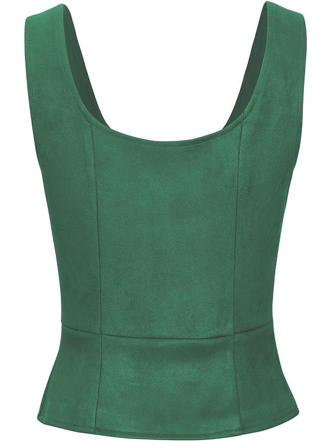 Women's Renaissance Pirate Vest Corset Costume