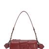 Fila Original Fashion Casual Versatile PU Handheld Shoulder Bag Mini Women Bags Pink Wine-Red F13W519170FWI