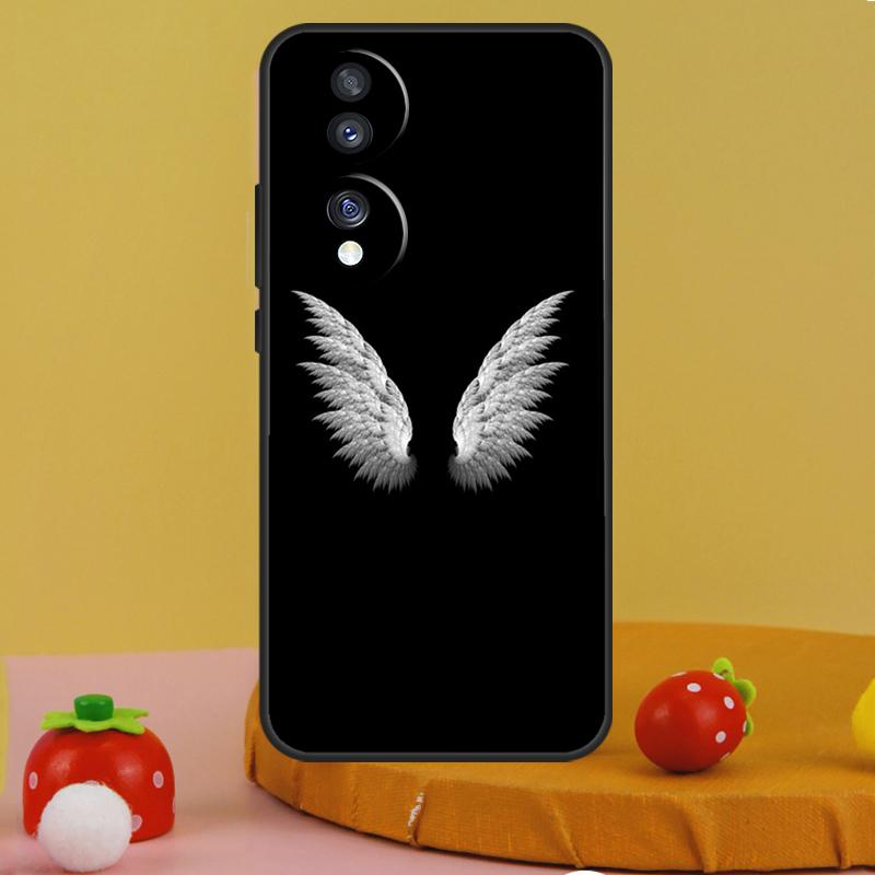 Angel Wings Heart Case For Honor 200 Pro X9a X9c X8a X7a X6a X7 X8 X9 X8b X9b 50 70 90 Magic 5 6 Lite Cover