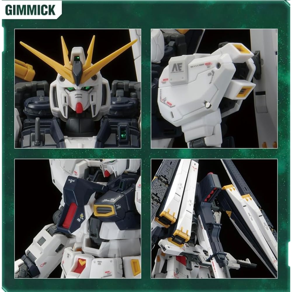 RG 1/144 v Gundam with Double Fin Funnel Equipment Model Kit Mobile Suit Char's Counterattack Fukuoka Side-F
