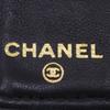 Chanel COCO Mark Purse A13498 Black Caviar Skin Women Used