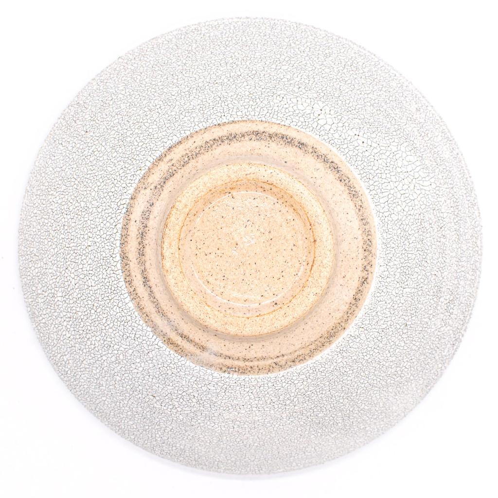 Utsuwa Roan Mino Ware "Hashiba Hyoe" Bowl, 5.5 Sun (approx. 17cm) Diameter, Kairagi (Kairagi) Rim, White Matte, Made In Japan, 044-0105