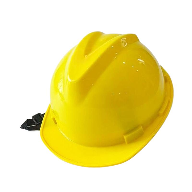 Capacete de Segurança PE em Forma de V Ajustável Fácil de Notar Para Trabalhadores da Construção Capacete Protetor Resistente a Impactos