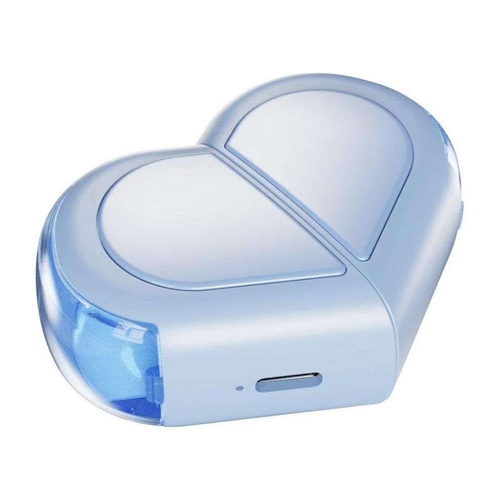 Deformation Design Heart Wireless Earbuds Mini Size Rotatable Earphones  For Small Ears