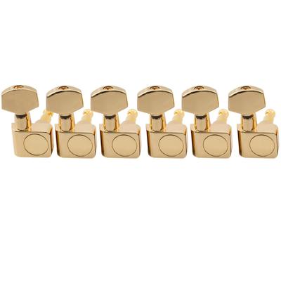 Musiclily Pro Guitar Tuners for Fender Electric Gold 6-in-line 2-pin Stratocaster/Telecaster Guitars,