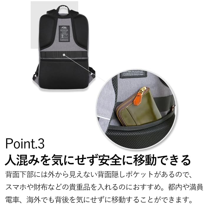 Business batoh Ballistic Spirit, velikost B4, kapacita 24 l, pojme 15,6palcové notebooky, vodoodpudivý design, ideální pro dojíždění a cestování,