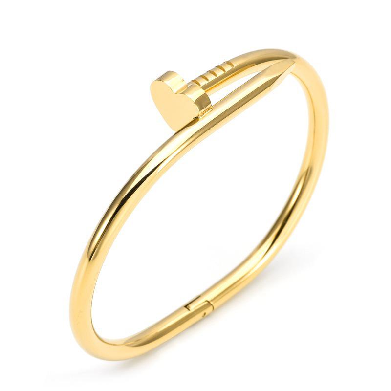 Βραχιόλι Τετράφυλλο Τριφύλλι από Ατσάλι Τιτανίου 18 καρατίων - Ανθεκτικό στο Ξέθωμά, Ευέλικτο, Σχέδιο Ελαφριάς Πολυτέλειας για Ζευγάρια