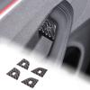Carbon Fiber Door Lock Button Sticker Trim For Tesla Model 3 -24