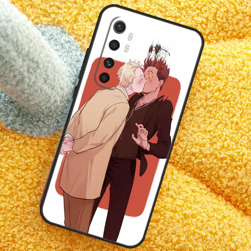 Good Omens Case For POCO X3 X4 X5 F5 Pro M5s C40 F4 GT F3 Cover For Xiaomi 12T 11T Pro 12 13 Lite 12X