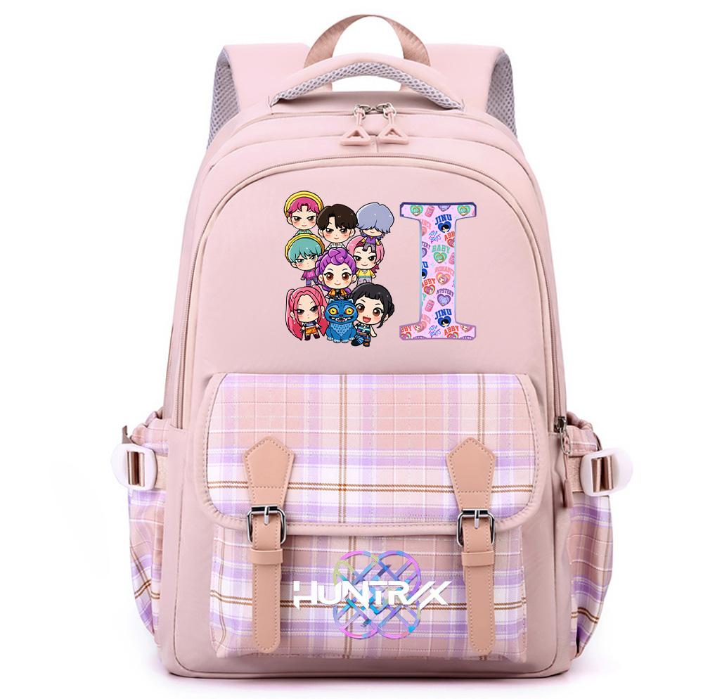 26 Liter Angielski K-Pop Nadrukowany Plecak o Dużej Pojemności dla Nastolatków Uczennic Uczniów Torba Szkolna Torba na Książki Damska Wodoodporna Torba Podróżna Mochila Prezent dla Dziecka
