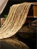 Korean-Style Silver Silk Partition Curtain, 1m X 2m, for Door, Porch, Living Room, or Bedroom.